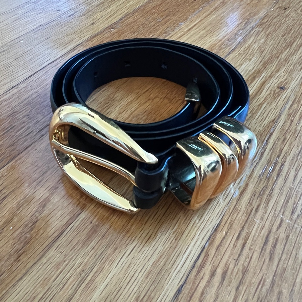 Madewell Triple Metal Keeper Belt Size Small